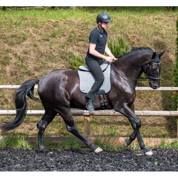 Riding pad Equitex Loden for Raidho  Black Herringbone Full