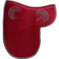 Piaffe velvet with grip Red